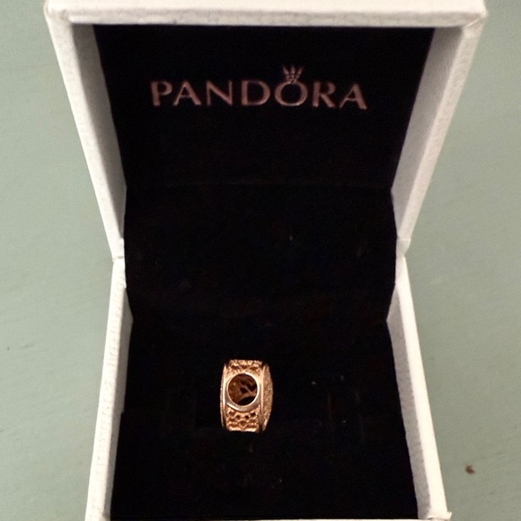 Pandora Gold Filigree Heart charm **authentic Pandora *** - Picture 2 of 6